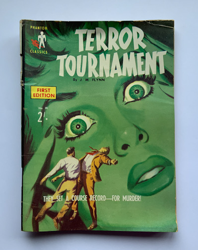 TERROR TOURNAMENT Australian pulp fiction JM Flynn 1961